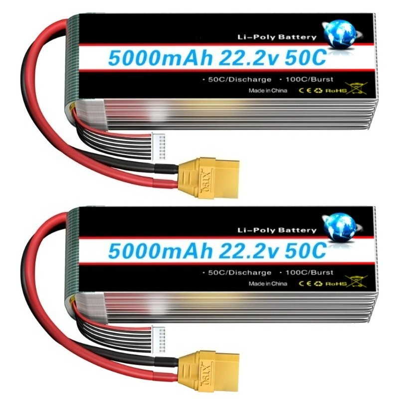 New 5000/6000mah 22.2V Lipo Ba - 6S Lipo Battery 22.2V 5000Mah review and price