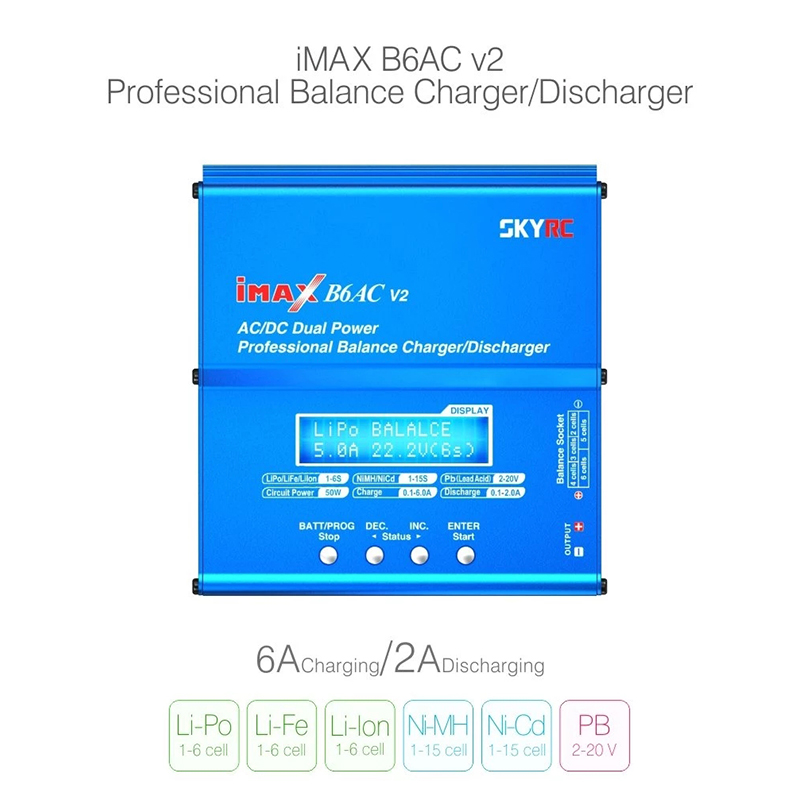 Original SKYRC iMAX B6AC V2 6A - Skyrc B6 Neo Smart Charger review and price